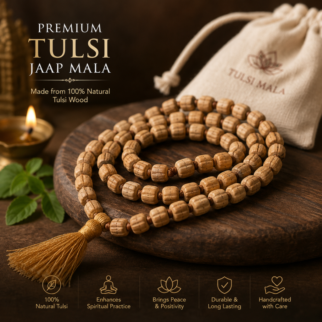 Premium Tulsi Jaap Mala