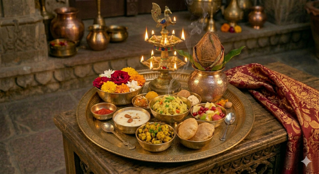 Bhog Plate Brass
