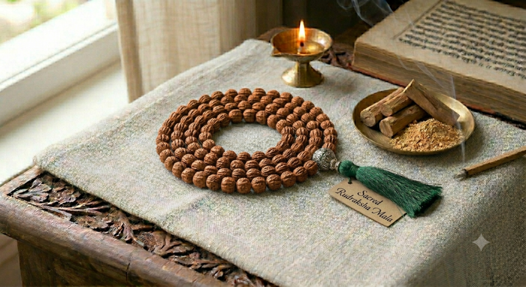 Sacred Rudraksha Mala