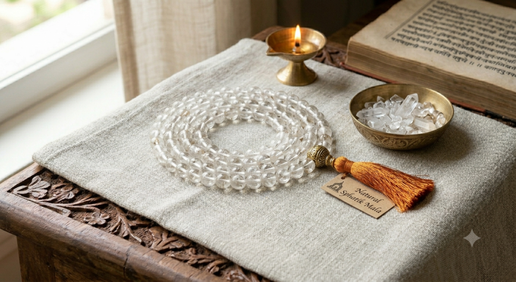 Natural Sphatik Mala