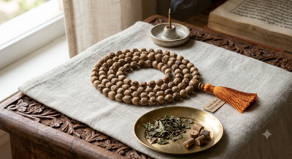Handcrafted Tulsi Jaap Mala