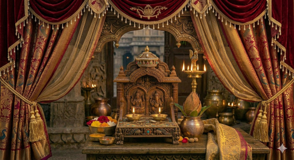 Temple Curtain Set