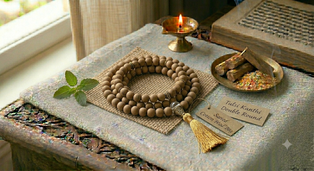 Double Round Tulsi Kanthi