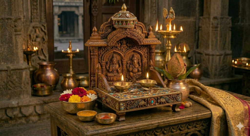 Carved Chowki